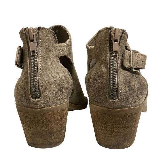 Carlos by Carlos Santa Della Peep Toe Suede Bootie in Brown Lyst (Size: 8) - Picture 6 of 13